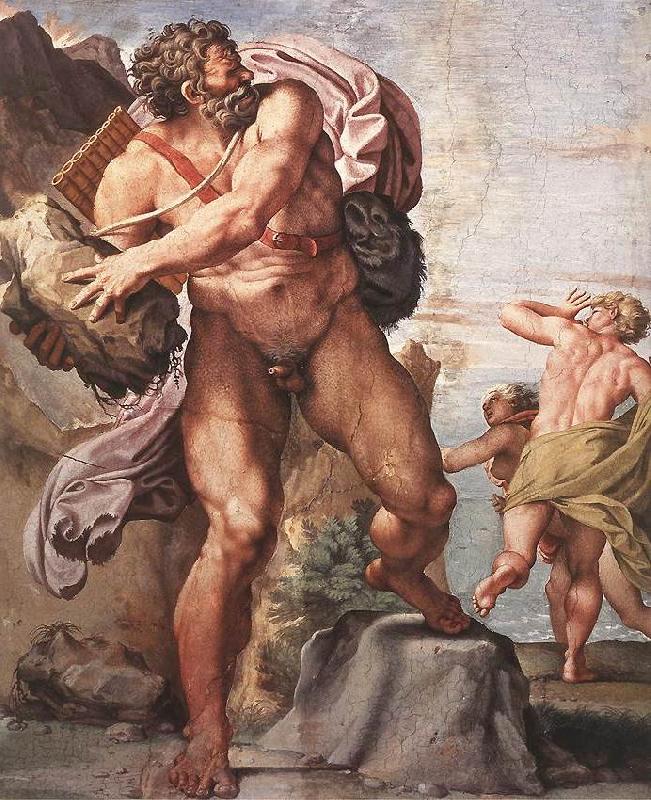 CARRACCI, Annibale The Cyclops Polyphemus dfg china oil painting image